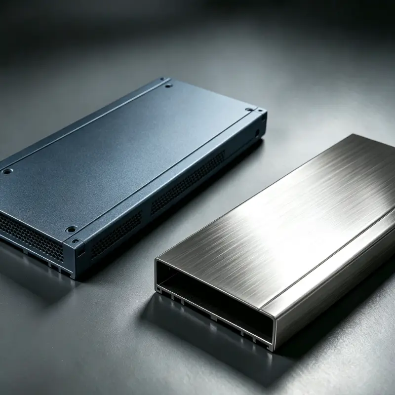 Sandblasting vs. Brushed Finish